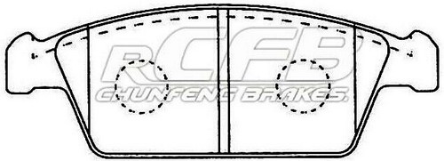 Juego de Pastilla de Freno Daewoo