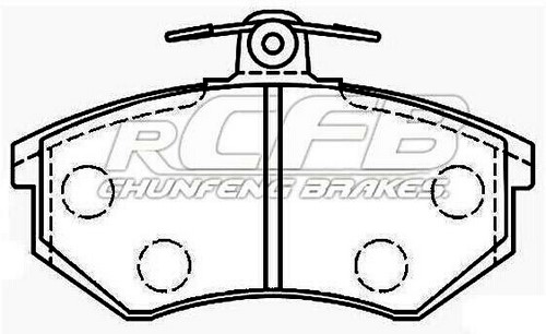 Juego de Pastillas de Freno Volkswagen