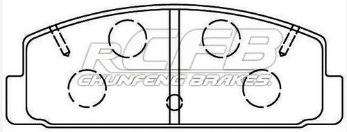 Juego de Pastillas de Freno Mazda