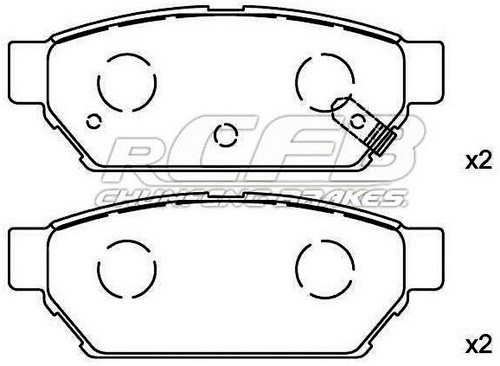 Juego de Pastillas de Freno Mitsubishi