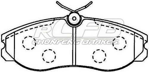 Juego de Pastillas de Freno Nissan