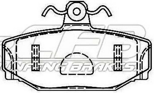 Juego de Pastillas de Freno Volvo