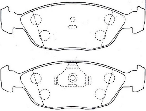 Juego de Pastillas de Freno Volkswagen