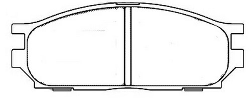 Juego de Pastillas de Freno Mitsubishi