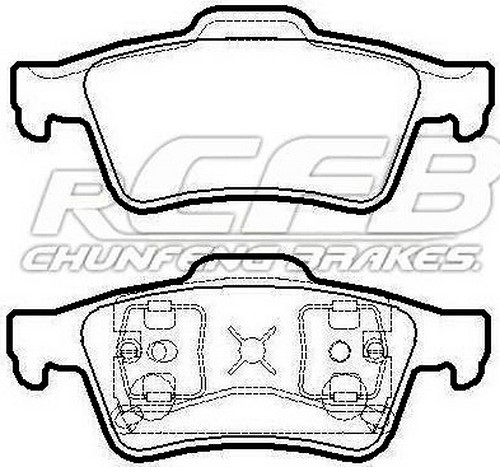 Juego de Pastillas de Freno Renault