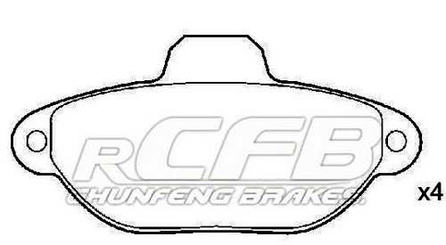 Juego de Pastillas de Freno FITA