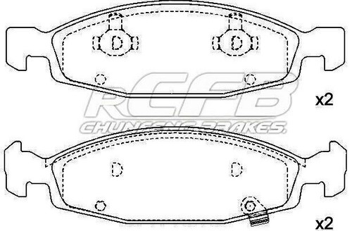 Juego de Pastillas de Freno JEEP