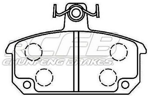 Juego de Pastillas de Freno Renault
