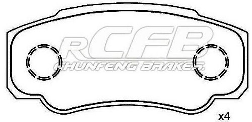 Juego de Pastillas de Freno FITA