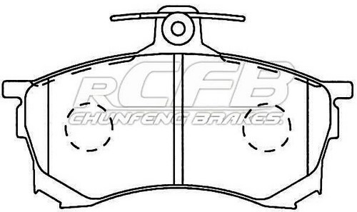Juego de Pastillas de Freno Mitsubishi