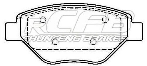 Juego de Pastillas de Freno Renault