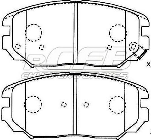 Juego de Pastillas de Freno Hyundai