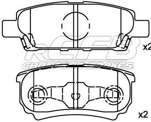 Juego de Pastillas de Freno Mitsubishi