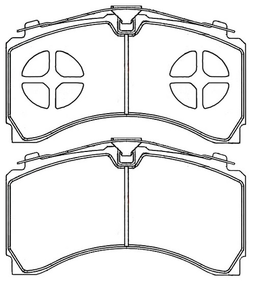 Juego de Pastillas de Freno Mercedes Benz