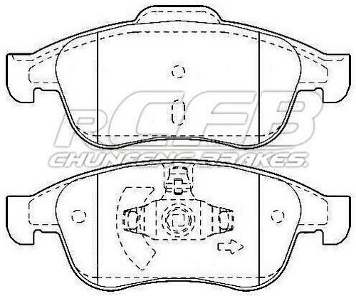 Juego de Pastillas de Freno Renault