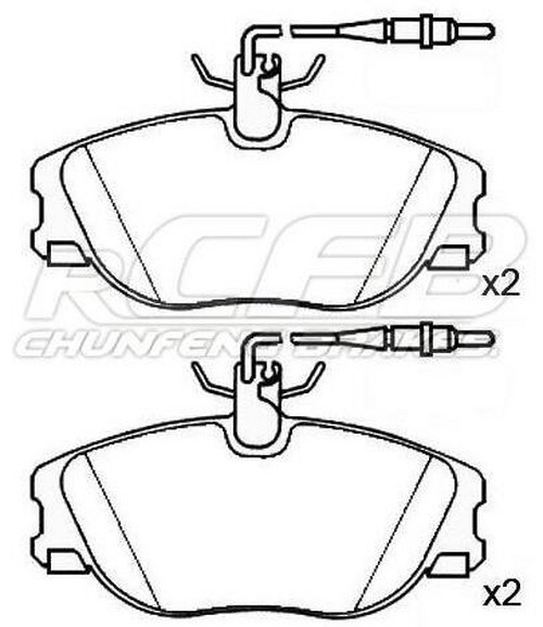 Juego de Pastillas de Freno FITA