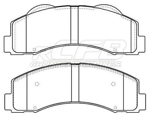 Juego de Pastillas de Freno Ford