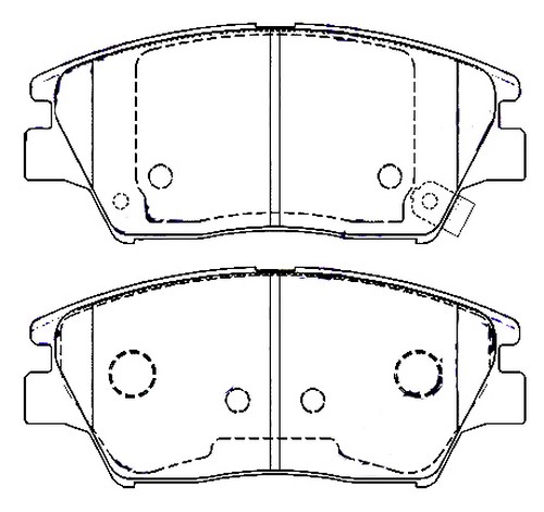 Juego de Pastillas de Freno Hyundai