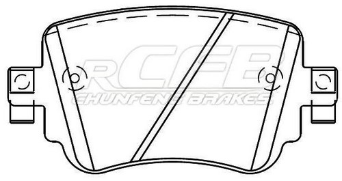 Juego de Pastillas de Freno Volkswagen