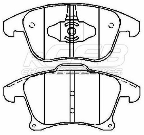 Juego de Pastillas de Freno Ford